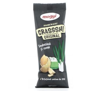 Mogyi CRASSSH! arahide in aluat cu aroma de smantana si ceapa 60g