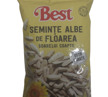 Best seminte de floarea soarelui albe si usor sarate 100g