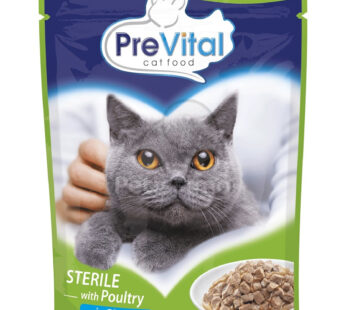 Prevital hrana umeda pisici pentru pisici sterile, cu pui 100g