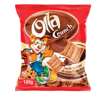 Olla crunch pernute cu umplutura de ciocolata 100g