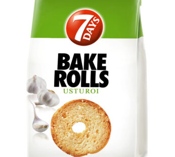 Bake rolls 7Days cu gust de usturoi 80g