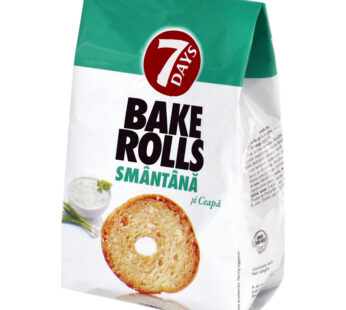 Bake rolls 7Days cu gust de smantana 80g