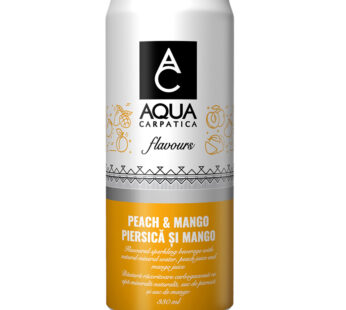 Aqua Carpatica apa cu aroma de piersica si mango 0.33L