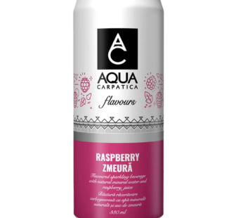 Aqua Carpatica apa cu aroma de zmeura 0.33L