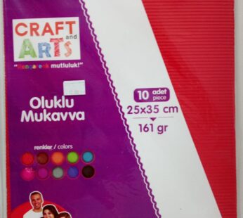 Carton ondulat color Arts&Crafts 25x35cm 10 culori