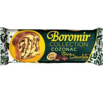 Cozonac Boromir Collection cu nuca si ciocolat a750g