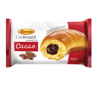 Boromir croissant cu crema de cacao 50g