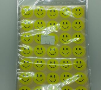 Stickere Smiley face classic galben