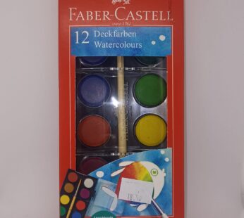 Paleta pictura Faber Castell 12 culori + pensula