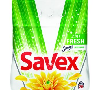 Savex detergent automat 2 in 1 Fresh 20 spalari 2kg