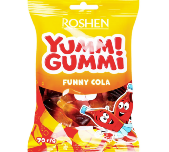 Roshen Yummi Gummi Funny Cola jeleuri 70g