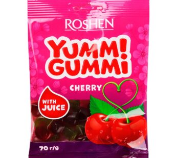 Roshen Yummi Gummi Cherry jeleuri 70g