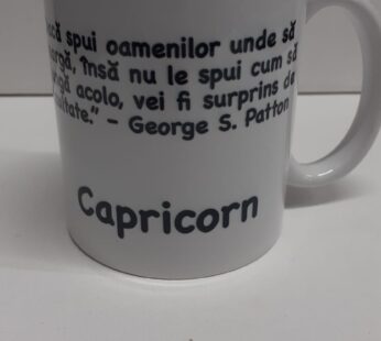 CANA CU MESAJ ZODIE CAPRICORN