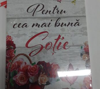 PLACAJ LEMN CEA MAI BUNA SOTIE