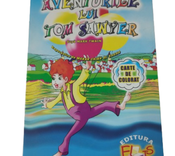 CARTE DE COLORAT AVENTURILE LUI TOM SAWYER